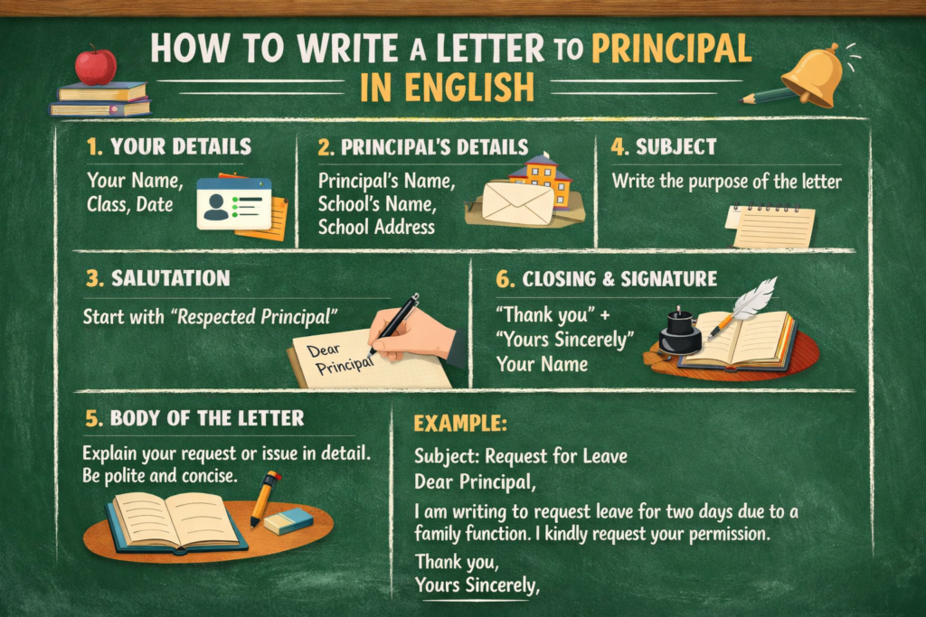 tc letter to principal in english